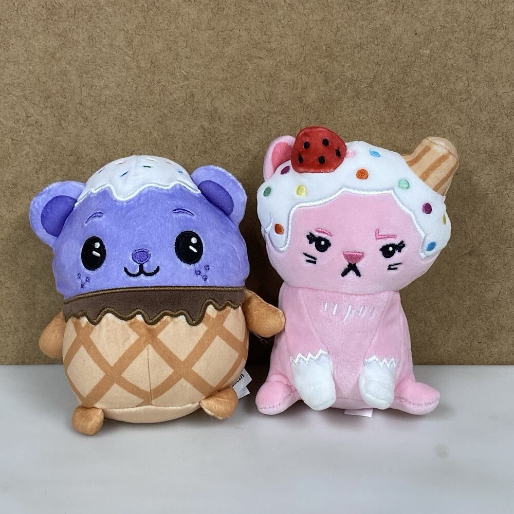 Moriah Elizabeth Mystery Plush Lot Shelly & Scoopsie 2024 Toy Cupcake Ice Cream